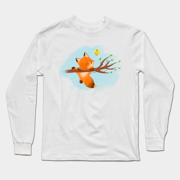 The Little Fox Long Sleeve T-Shirt by suesaf